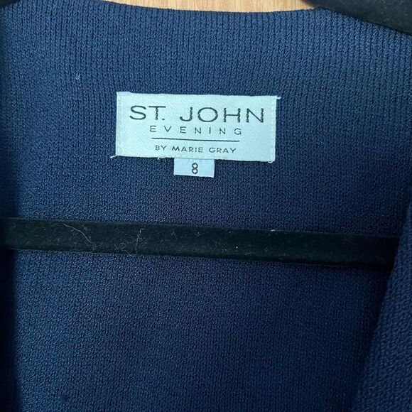 ST JOHN NAVY BLAZER JACKET - Picture 4 of 4